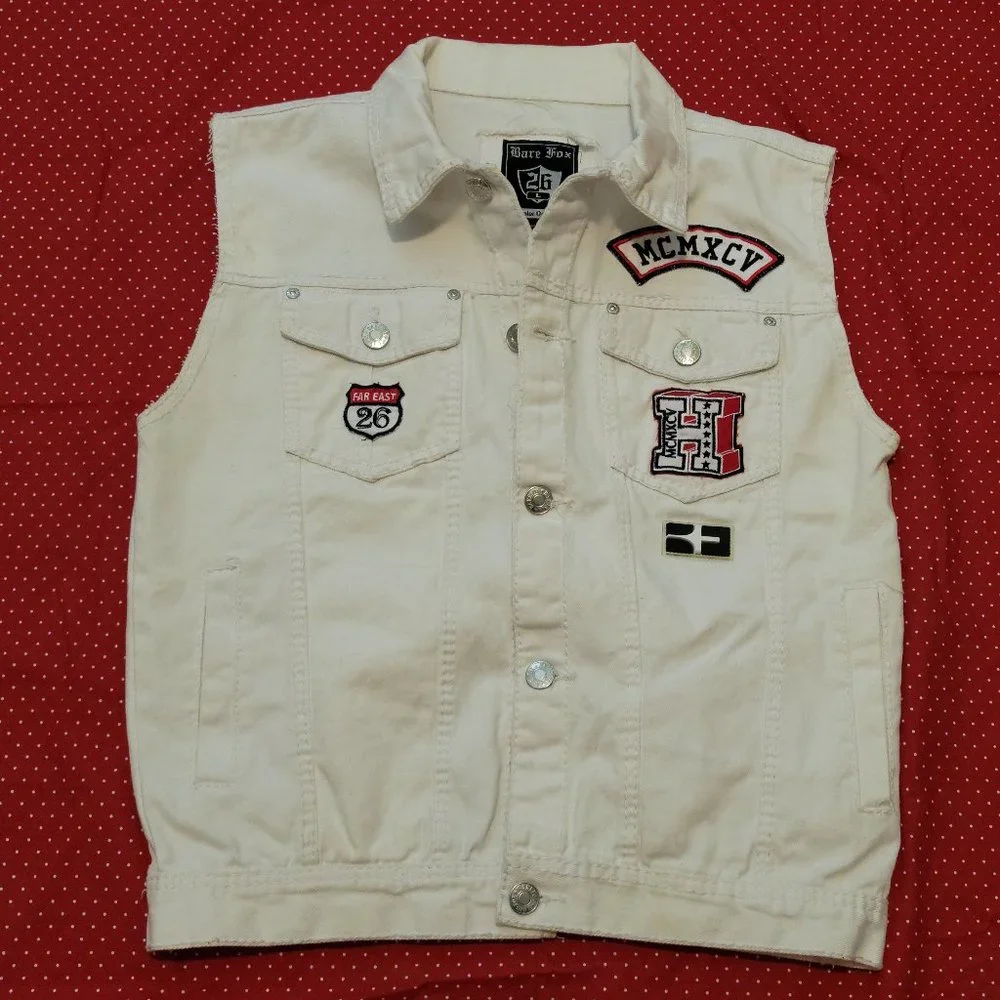 Vintage Denim Jacket Vest (RARE) - Picture 4 of 7